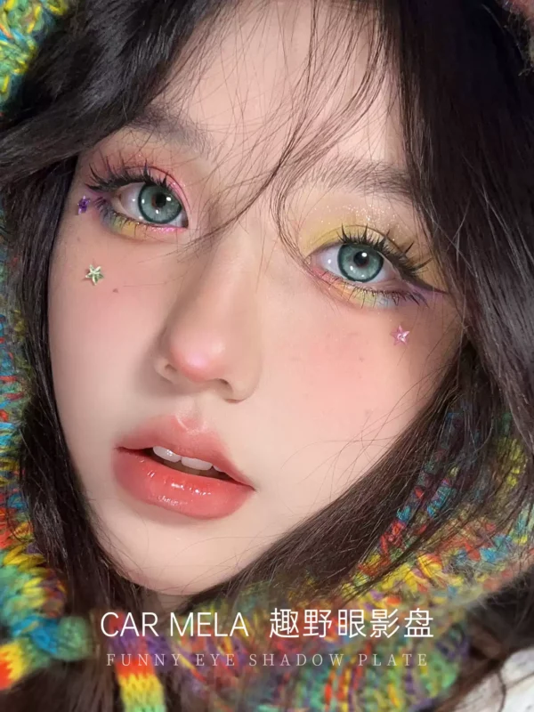 O1CN01h4f5LB1clAkaSYwGM_2208024863640.jpg_q50.jpg_.webp CARMELA卡梅拉彩色眼影盘马卡龙彩虹多巴胺绿色六一舞台妆演出cos